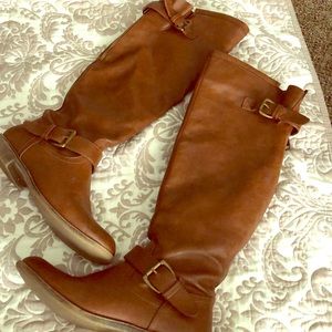 Brown Over The Knee Riding Boots